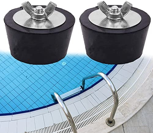 Select Zone 2 PCS Winterstopfen für Pool Überwinterungsstopfen Gummistopfen mit Edelstahlbolzen gegen Frost an Schwimmbecken Abflussrohrleitungen