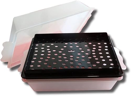 Batter Box- 11 x 13 Plastic Batter Box with Sifter