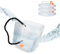 Relaxdays Jerrican d’Eau Pliable, en Lot de 4, 20 litres, avec Robinet, sans BPA, Anse et poignée, Transparent/Orange