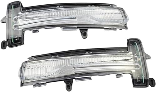 NOVSKI Für Volvo XC60 2013-2017 31371878 31371879 Seitenblinker Blinker Dynamische Umdrehungssignale Licht,LED-Blinkerlicht,Auto-Außenmodifikationszubehör