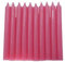Pack of 10 Colourful Non DRIP Dinner Candles for Less Price - AVILABLE in Purple, Green,Blue,Pink, Orange,White and RED (Pink.)