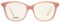 Dior Demo Shield Damen Brille CD50008I 072 52, Glänzendes Pink, 52