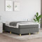 BAZZI Boxspringbett 120 x 200 cm mit Matratze Polsterbett 120 x 200 cm Komplettes Bettset,Bett 120 x 200 cm Mit Matratze und Lattenrost Dunkelgrau-40 Stoff Jugendbett für Jugendzimmer, Futonbett