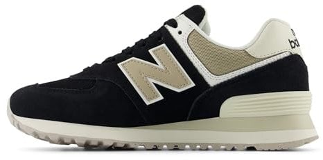 New Balance Damen 574 Sneaker, Black 001, 39 EU