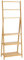 kleankin Porta asciugamani Bagno da Terra Multiuso con 3 Barre Porta Salviette e 3 Ripiani, Piantana Portasciugamani Pieghevole, Porta Salviette in Bambù, 53x30.5x152 cm, Legno Naturale