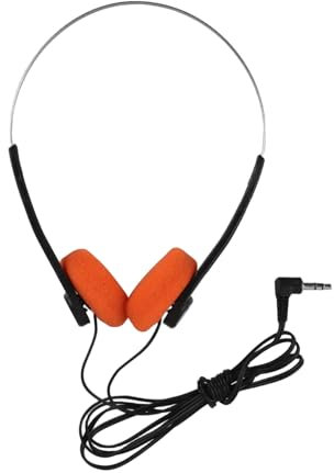 Lurrose Cuffie Auricolari In Pvc Arancione