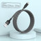 Cable de Carga Extra Largo para iPhone de 5M, Cable de Carga Rápida de 60W USB-C y Lightning 4 en 1 Trenzado de 15FT Múltiple Lightning/Tipo C/USB A para iPhone 16/15/14, iPad, Samsung, Android