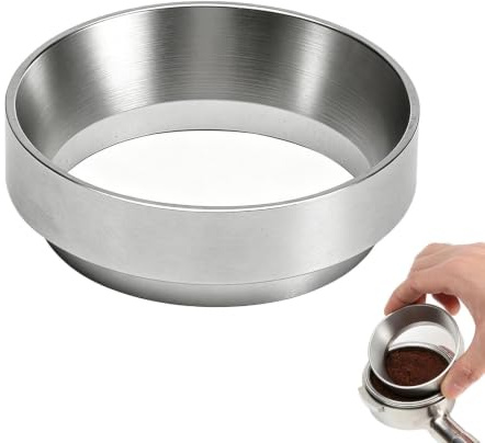 54mm Dosing Funnel, Practical Magnetic Espresso Dosing Funnel | Magnetic Coffee Machine Accessories Dosing Ring Aluminum Alloy Espresso Dosing Funnel 54mm for Barista, Home, Cafe