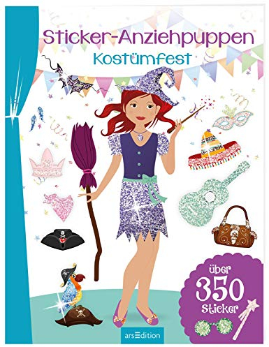 Sticker-Anziehpuppen – Kostümfest: Über 350 Sticker | Coole Styles für Modefans ab 5 Jahren