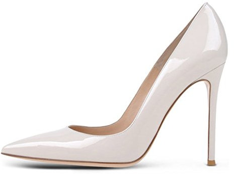 EDEFS - Scarpe da Donna - High Heels Sexy - Scarpe col Tacco - Tacchi a Spillo - White - Taglia EU37