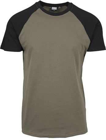 Urban Classics Raglan Contrast Tee Männer T-Shirt weiß/schwarz