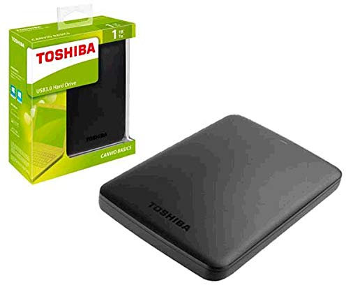 SSO) Disco Duro Externo para Toshiba CANVIO Basics / 1TB / 2.5 / USB 3.0 / Negro Mate