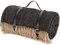 Tweedmill Polo Picknickdecke aus reiner Schurwolle, Fischgrätenmuster, Vintage-Stil, Braun, 150 x 183 cm