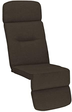 KETTtex EXKLUSIV Auflage Relaxliege Anthrazit I Gartenliege Polster 175x50x9cm I KTH3 Liegenauflage weich & pflegeleicht I UV-beständige Liegestuhl-Auflage I Liegekissen chemikalienbeständig