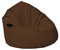 Momiralland Sitzsack Tropfenform Kastanie - für Kinder & Erwachsene – Indoor wie Outdoor da er Wasserfest ist– füllung EPS Perlen. (Braun, XXL - Durchmesser 88 cm für Erwachsene)