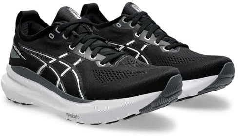 ASICS Gel-Kayano 31, Sneaker Uomo, Nero/Bianco, 46 EU