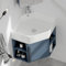 BRCYKRWY Mobile Bagno Lavabo Angolare con Lavabo da Appoggio Lavello Bagno con Mobile Lavandino da Casa Lavabo di Utilità con Scarico E Rubinetto Mobile Bagno Sospeso,for Bagno,Lavanderia
