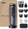 Braun All-in-One Series 7,13-in-1 Groomingset, ProBlade, Nasenhaartrimmer, AutoSense, Rasierer Herren Elektrisch, Body Rasierer, Barttrimmer und Haarschneider, 120 Min Akku, AIO7565, Blau