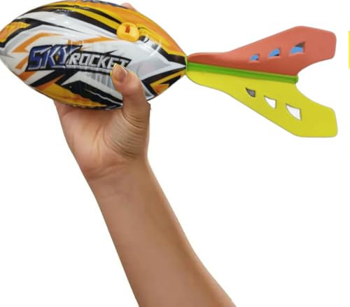 l&j Nerf Vortex Missile Performance Aero Howler Pfeifender Schaumstoffball mit klassischer Pfeife Langstreckenball, optimierter Flugschwanz Werfen des Leichtathletik-Speerwerfs