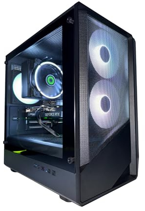 Power Gaming PC Intel Core i7 • High-Performance • 32GB RAM • RTX 5060 8GB • 1TB SSD NVME • Premium Glass Case Gaming PC• Windows 11 | WiFi | Ultra Fast (Core i9 13th Gen)