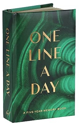 Malachite Green One Line a Day: A Five-Year Memory Book