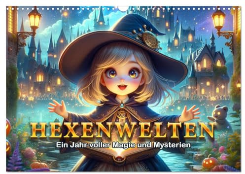 Hexenwelten: Ein Jahr voller Magie und Mysterien (Wandkalender 2026 DIN A3 quer), CALVENDO Monatskalender: Ein magisches Jahr voller Wunder. (CALVENDO Spass)