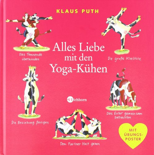 Alles Liebe mit den Yoga-Kühen