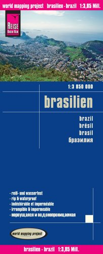 Reise Know-How Landkarte Brasilien (1:3.850.000): world mapping project