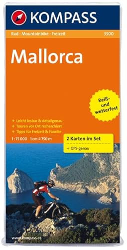 Mallorca: Radkarten-Set. GPS-genau. 1:75000 (KOMPASS-Fahrradkarten International, Band 3500)
