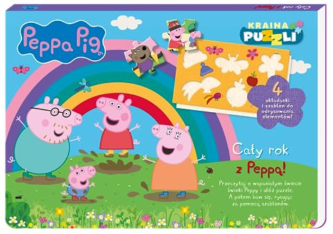 Peppa Pig Kraina puzzli Cały rok z Peppą