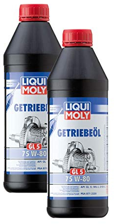 2x LIQUI MOLY 3658 Getriebeöl (GL5) 75W-80