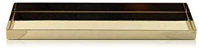 Cooee Design Tray Tablett, Edelstahl, Messing, L : 32, B: 10, H: 2 CM