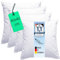 Luxusfeder 4er Set Sofakissen 40x40 cm Daunen Füllung 300g - Bezug 100% Baumwolle - Daunenkissen - Kissenfüllung - Kisseninlett - Innenkissen - Öko-Tex