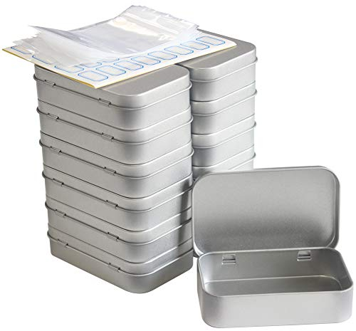 DARUITE 12 Stück Metalldose Klein Aufbewahrungsbox,Metalldose Seifenbox,Blechdose mit Deckel Tragbare Blechdose für Gewürze Kosmetika üßigkeiten und kleinen Gegenständen