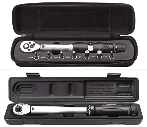 otgerlensker products 1/4 Zoll Drehmomentschlüssel-Set 2 Nm-14 Nm + 3/8 Zoll 20-100 NM Fahrrad Kfz