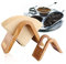Porte-filtre à café, Support de filtre à café en bois Filtrage de papier de stockage Présentoir pour machine à café expresso