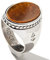 Rock and Steel Herren Ring Siegelring mit oval Tigerauge Stein, Silber Edelstahl (Silber, 66 (21.0 mm))