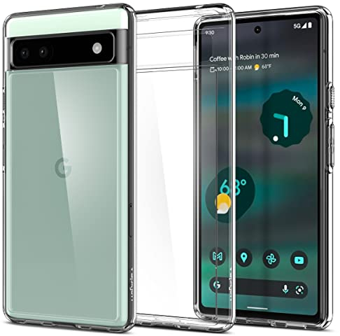 Spigen Funda Ultra Hybrid Compatible con Google Pixel 6a - Transparente