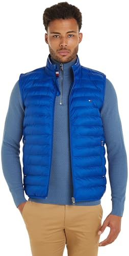Tommy Hilfiger Gilets pour hommes, Bleu (Ultra Blue), L