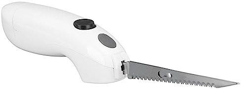 Couteau Électrique sans Fil pour Découper la Viande - Lame en Acier Inoxydable, Poignée Ergonomique - Idéal pour Dinde et Filet