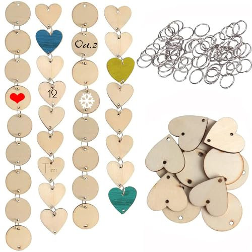 Logresy Weihnachtsgeschenke für Mutter, Oma von Tochter Sohn – Holz Familie Geburtstag Erinnerung Kalender Tafel Ornament, Geburtstag Plaketten Wandbehang Tags, beste Geschenk Namensschilder für