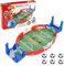 Ruikdly Interaktives Tischfußballspiel Mini Tischkicker mit 6 Fußbälle Tischfussball Kinder Desktop Spielzeug Tisch Fußball Kit Spieler Party Tischkicker für Kinder und Erwachsene