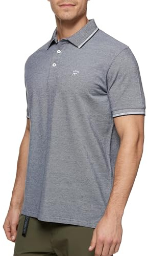 Indicode Herren INSan Jose Poloshirt aus 100% Baumwolle | Herrenpoloshirt Polokragen Baumwollshirt Black, L