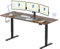 FLEXISPOT Escritorio de Pie con Tablero (Marrón,200×80cm), Standing Desk, Escritorio Elevable Eléctrico Ordenador Mesa Gaming Ajustable en Altura con Memoria de Altura Automática Inteligente