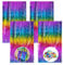 4 Stück Lametta Vorhang Bunt, Glitzervorhang Lametta Glitzer, Vorhang Geburtstag, Fasching Deko, Geburtstagsdeko Party Glitzer, Karneval Deko mit Konfetti Party Dekoration（1 m x 2 m） (Stern)
