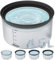 Decflow Gamelle d'eau de 4,5 l pour chien anti-déversement, grande capacité de 4,5 l, avec disque flottant transparent, anti-éclaboussures, bol anti-goutte pour buveurs bâclés et désordonnés (noir)