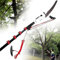 Telescopic Tree Pruner 3.6m-7.2m with 350mm Extra Blade Extendable Long Reach Pole Pruning Saw Tree Loppers for Cutting Branches, Telescopic for Hard to Reach Places(5.4M (18FT))
