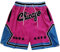 Short Basketball Homme Confortable et Élastique - Short de Sport D'entraînement avec Poche pour Fans de Basket-Ball 01-Rose Vif M