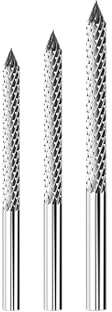 HUHAO Tire Reamer Drill Bit Set,Multi Sizes Tire Repair Carbide Burr Drill Bit,Tire Patches Plug Cutters Tire Plug Repair Kit for Cars, Motorcycles, Trucks(3 Pack, 3 mm 4.5 mm 6 mm Tire)