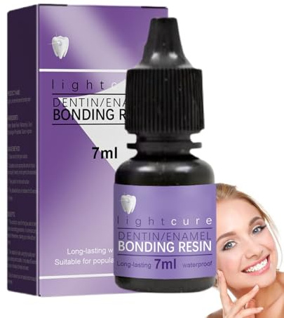 Colla per Strass su Denti e Unghie - Kit di Adesivo a Indurimento UV | Resina Professionale Fai da Te per Gioielli Temporanei e (7ml)